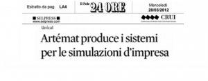 ARTEMAT SUL SOLE24 ORE